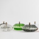 Hadeland Glassverk Aurora Oljelampe Optikk Grønn