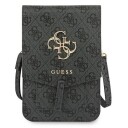 Guess 4G Big Metal Logo Telefonveske - Veske med rom for en smarttelefon (svart)