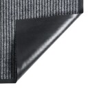 vidaXL Dørmatte stripet grå 60x80 cm
