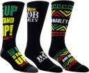 Perri's  Bob Marley  Crew Socks (Assorted Styles 3 Pack Gift Box)