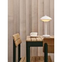 Fritz Hansen - Clam Portable Bordlampe White - Lampemesteren