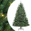  Kunstig sammensatt juletre grønn 240 cm PVC og metall