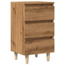  Nattbord 2 stk artisan eik 40x35x69 cm konstruert tre 856422