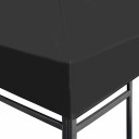 vidaXL Toppduk til paviljong 310 g/m² 3x3 m grå
