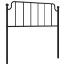  Sengegavl i metall svart 100 cm 8721012212251