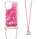 Trolsk Mobildeksel Glitter med Nakkestropp (iPhone 13) Gull