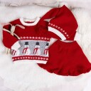 Bluum Strik Strikkesett Snømanngenser m/skjørt og nisselue - garnpakke i Bluum Soft Merino Ull