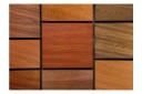 Fototapet Wooden Cubes 350x245 - Artgeist sp. z o. o.