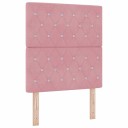  LED Hodegjerde Rosa 80 cm Fløyel
