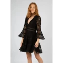 Love Lolina Dame Kjoler Svart XL,