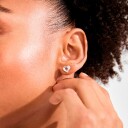 Pilgrim Øredobber Iris Earrings Silver plated Sølv