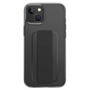 UNIQ iPhone 14 Plus UNIQ Heldro Mount fleksibelt bakdeksel - Gjennomsiktig / Svart