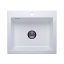 Lavabo Mera 57 kjøkkenvask 57,5x51cm , hvit