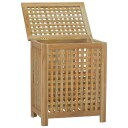 vidaXL Skittentøyskurv 50x35x60 cm heltre teak