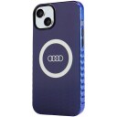Audi Mobildeksel Iml Big Logo MagSafe til iPhone 15 Plus 6,7" Blå
