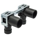 Uponor M7A dobbelt koblingsboks 15x½" for innmuring, stål