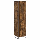  Klesskap med dør 2 pcs Røyk Eik 50 x 50 x 200 cm Konstruert tre