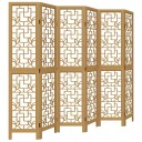  Romdeler 6 paneler brun heltre keisertre 8721012075702