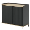 Muuto Enfold skjenk 100 x 45 cm    oiled oak Anthracite Black