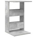 vidaXL Sidetabell Betonggrå 40 x 35 x 60,5 cm Konstruert tre