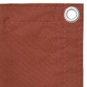 vidaXL Balkongskjerm terrakotta 90x500 cm oxfordstoff