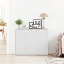 vidaXL Skjenk hvit 88x30x70 cm sponplate