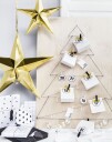 PartyDeco Stjerne i Papp Gull Metallic - 70 cm