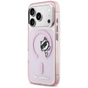 Karl Lagerfeld IML Peekaboo MagSafe Mobildeksel for iPhone 17 Pro - Rosa