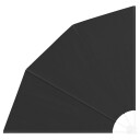  Balkong privat skjerm Antrasitt 140 x 140 cm stoff