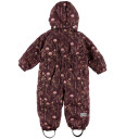 Minymo Snow Suit Aop Burgundy 86