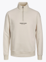 Jack and Jones Vesterbro Sweat Quarter Zip Beige S