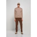 BomBoogie Herre Strikkevarer Beige S,
