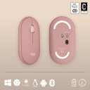 Logitech Pebble M350s Trådløs Optisk Mus 4000 dpi - Rosa
