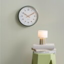 KARLSSON Wall Clock Modern Factory Jungle Green W. Ochre Yellow Green Ø 30 CM