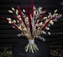Hanataba bukettring sett a 2 pearly silver