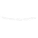 Partydeco Girlander Greiner Hvit GL5-008