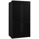 Smeg FQ60NDE French Door Kjøleskap med Berøringskontroll - Svart