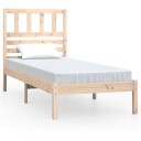 vidaXL Sengeramme heltre furu 75x190 cm 2FT6 Small Single