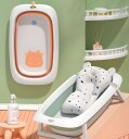 Selgro Sammenleggbar Badekar For Barn Med Avløp 81cm ECOTOYS Oransje