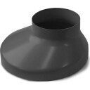Plastmo kumkrage Ø110x130mm, grafitt Grå