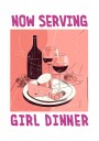 Serving Girl Dinner Plakat / 21x30