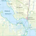 Kungsleden-Saltoluokta 1:50 000