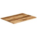  Bordplate naturlig kant 110x80x2,5 cm grovt heltre mangotre 370677