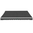 vidaXL Foldbar markise manuell 600 cm antrasitt