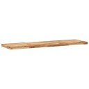  Flytende hyller 4 stk 120x40x4 cm oljebehandlet heltre akasie