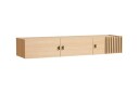 Woud Array sidebord veggmontert, 150 cm Hvitpigmentert eik