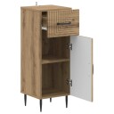 vidaXL Baderom Oppbevaringsskap HAARLEM Artisan eik 30 x 31 x 80 cm