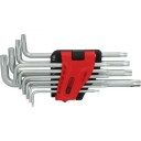 Ks Tools 151.4880, Spoiler-Torx, Metallisk, Stål, Kromfarget, 325 G, 10 Stykker