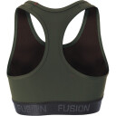 FUSION Top Light Support Sports BH Dame Olivengrønn S