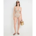 Max Mara Dame Svømmetøy Beige M,